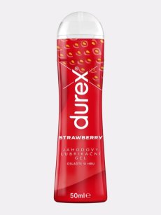 Lubrikační gel s příchutí Durex Strawberry 50 ml