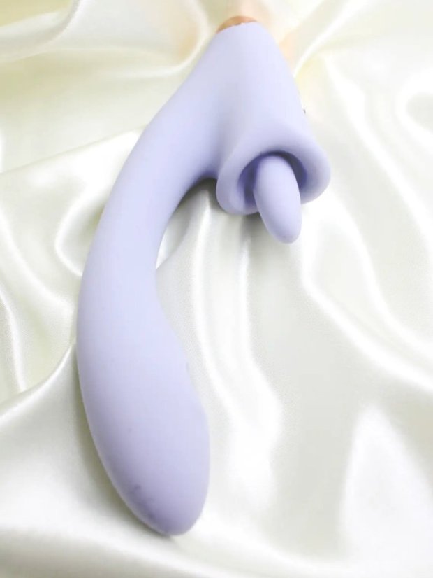 Vibrátor s jazýčkem na klitoris S-Hande Violette