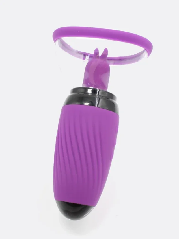Vakuová pumpička pro ženy DKK Tongue Twist s jazýčkem - Barva: Fialová