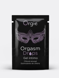 Stimulační gel na klitoris Orgie Orgasm Drops 1 ml na zkoušku