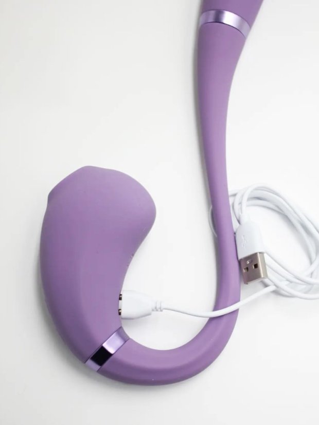 Přirážecí vibrátor se stimulátorem Nefenté