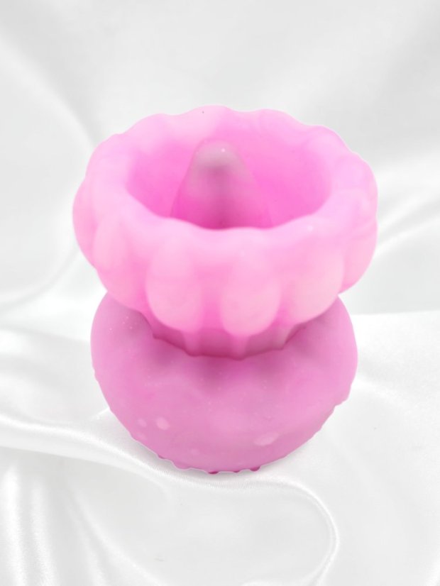 Svítící stimulátor klitorisu Zepu Pink Zoom Jellyfish Light