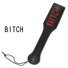 Kožená plácačka BITCH