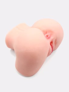Silikonový zadeček S-Hande Elise s análkem a vaginou