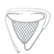 Štrasové kalhotky SILVER