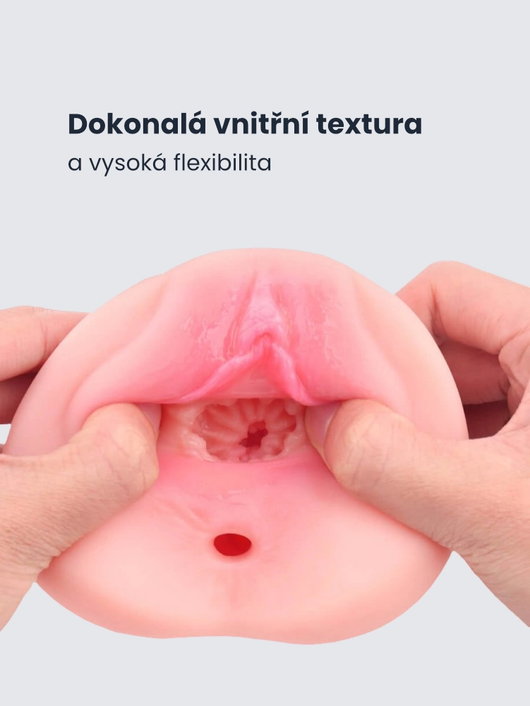 vnitřní struktura umělé vagíny Double Fucker Isha