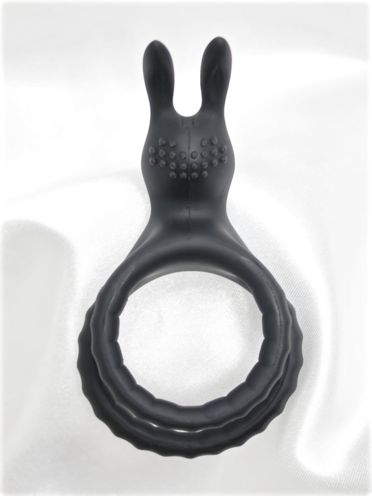 Dvojitý erekční kroužek DKK Bunny Ring