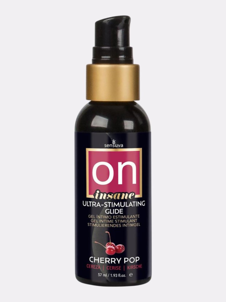 Stimulační lubrikační gel Sensuva Insane Cherry Pop 57 ml