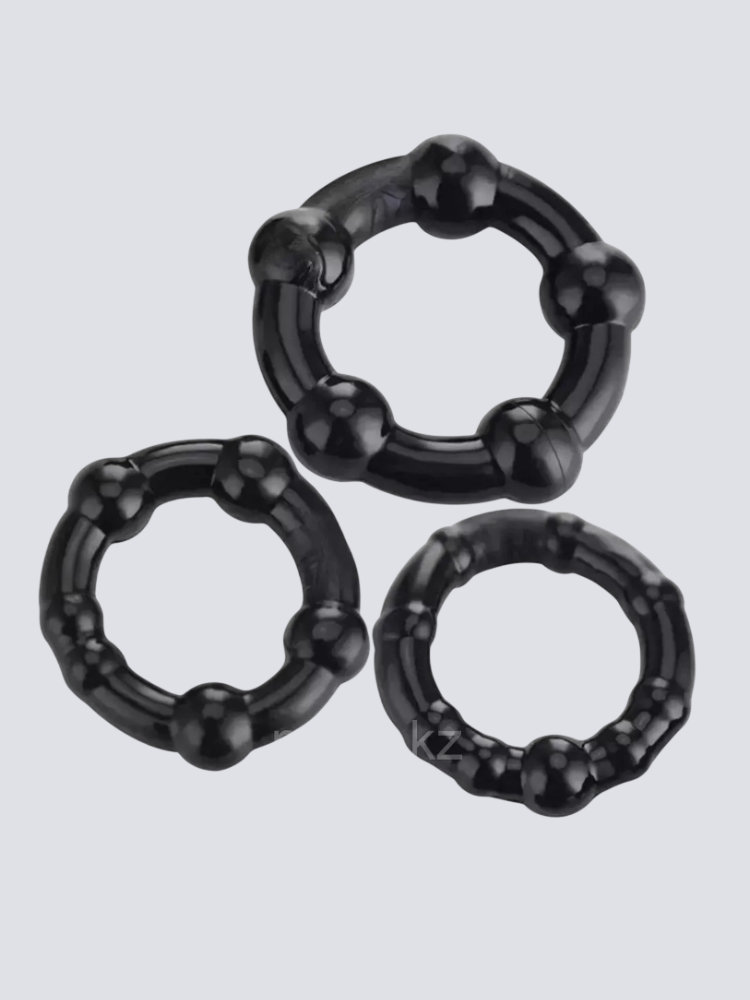 Sada kroužků se stimulačními kuličkami DKK Stimu-Rings 3ks